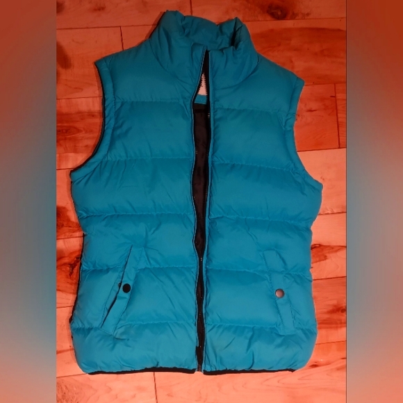 Take Two Clothing Jackets & Blazers - Take Two Clothing Co. Ladies Blue Puffer Vest